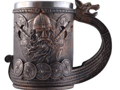 Halba viking Drakkar ( bronz) 15 cm